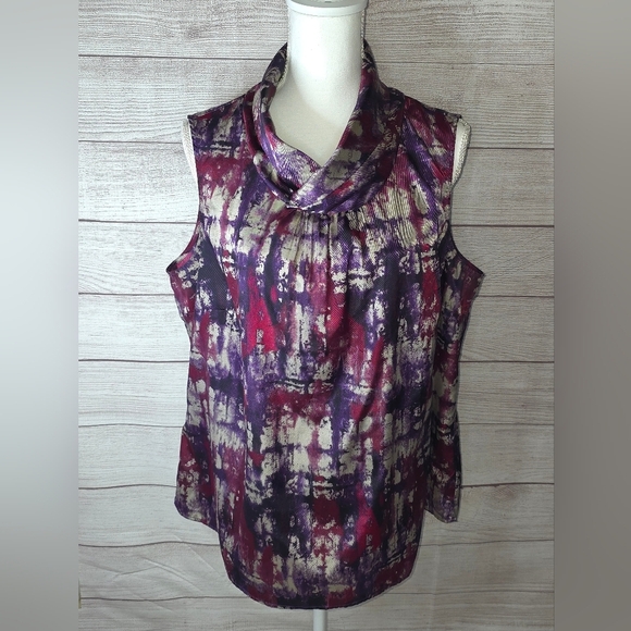Coldwater Creek Sleeveless Blouse Size 1X (18) - Picture 1 of 4